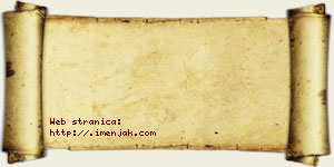 Jasna Ćurković vizit kartica